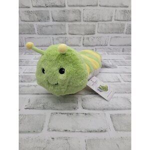 NWT Warmies Caterpillar Microwavable Weighted Stuffed Animal Lavender Scented